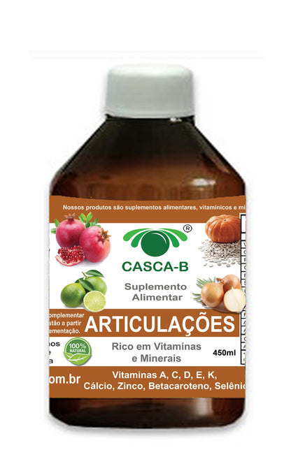 Casca B Joints Liquid - Kit for 90 days of treatment - 09 Bottles