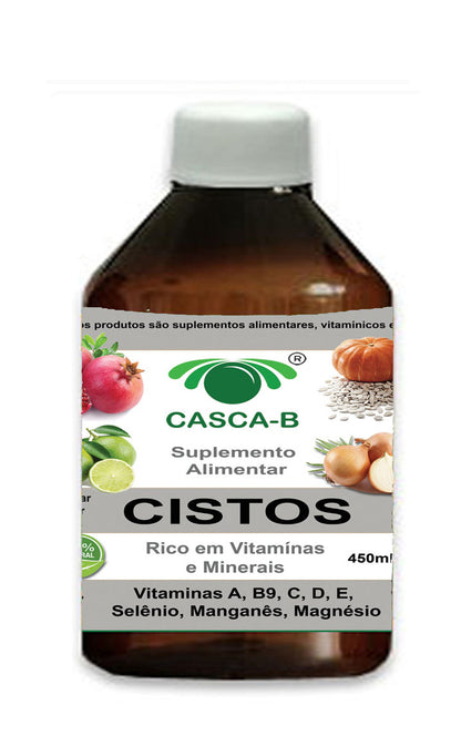 Casca B Cysts Liquid - Kit for 90 days of treatment - 09 Bottles