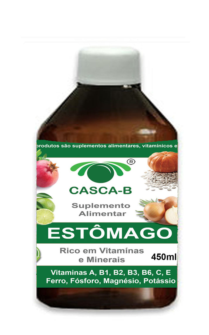 Casca B Stomach Liquid - Kit for 90 days of treatment - 09 Bottles