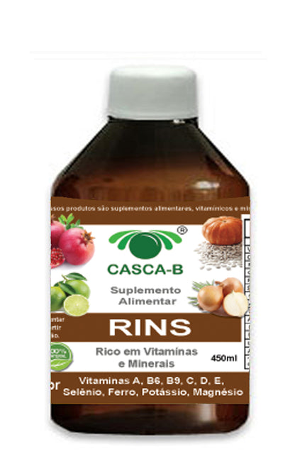 Casca B Kidneys Liquid - Kit for 90 days of treatment - 09 Bottles