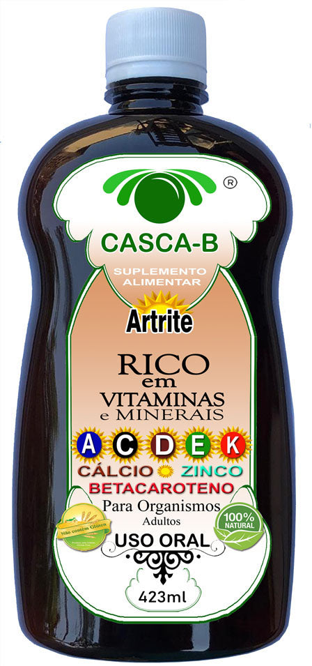 Casca B Arthritis Liquid - Kit for 90 days of treatment - 09 Bottles