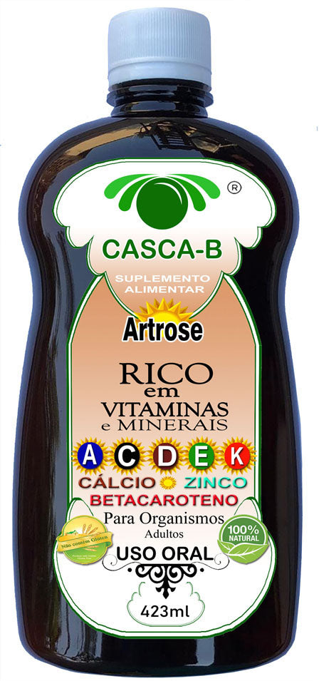 Casca B Arthrosis Liquid - Kit for 90 days of treatment - 09 Bottles