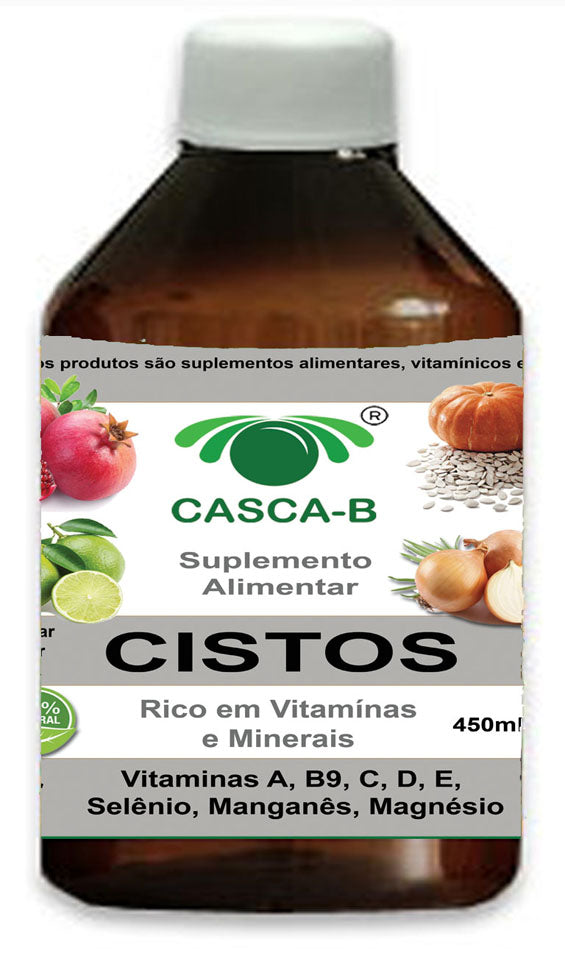 Casca B Cysts Liquid - Kit for 90 days of treatment - 09 Bottles