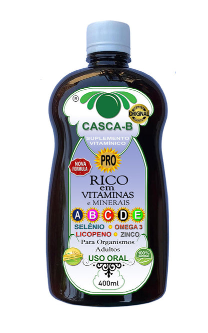 Casca B Prostate Liquid - Kit for 90 days of treatment - 09 Bottles